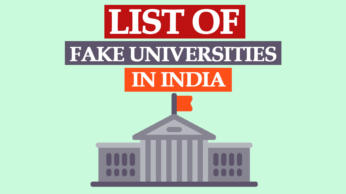 UGC Fake University List 2023 PDF