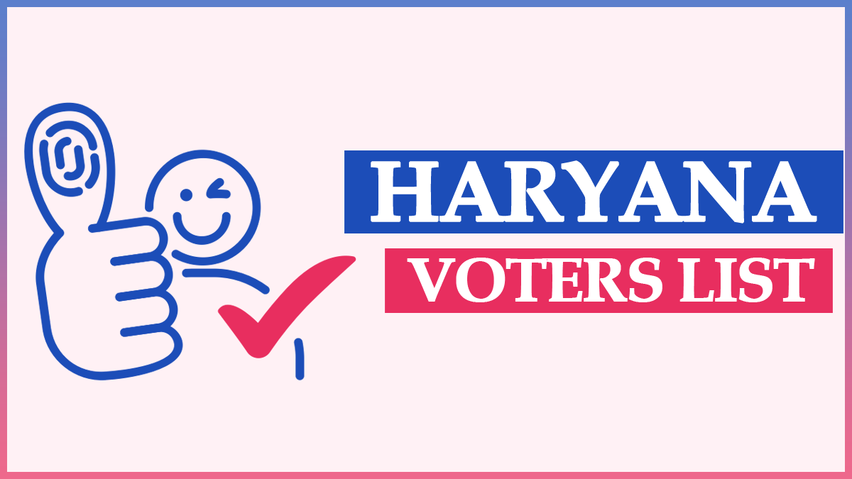 Haryana Voter List 2022-23 – CEO Haryana Voter List PDF Download