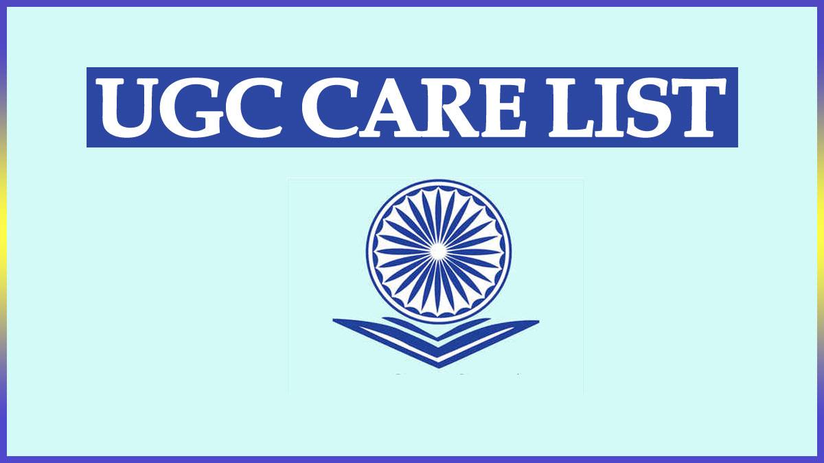 UGC CARE List