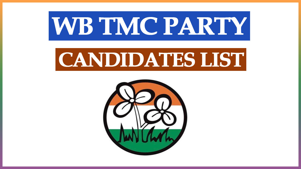 TMC Candidates List 2021 PDF West Bengal Election