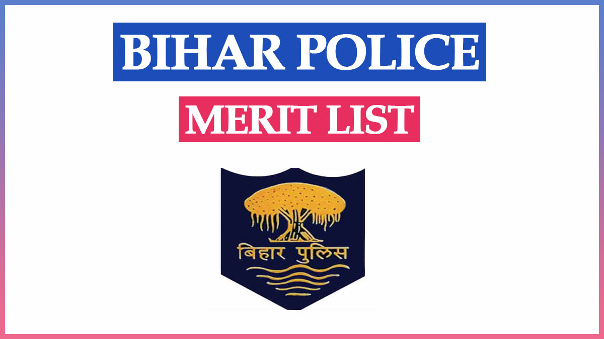 Bihar Police Merit List