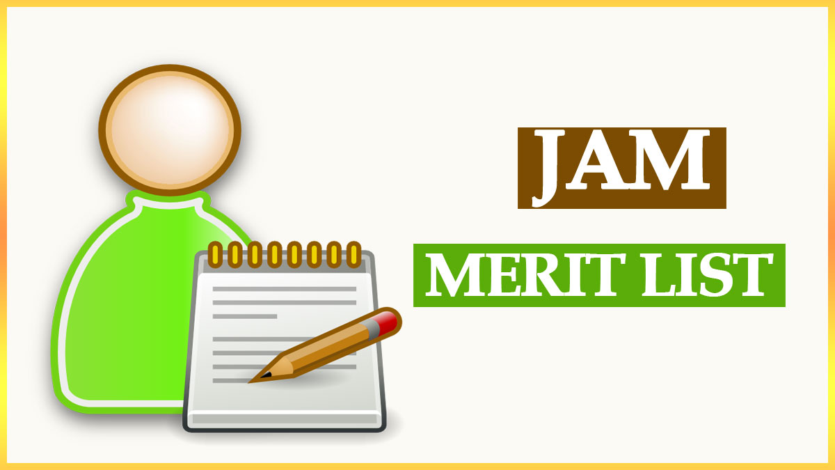 IIT JAM Merit List 2024 Result for IISc Admission