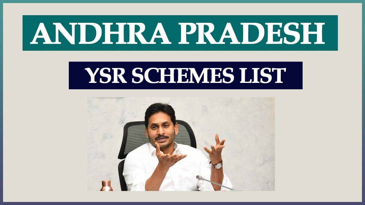 AP YSR Government Schemes List 2022 PDF | YS Jagan Schemes List