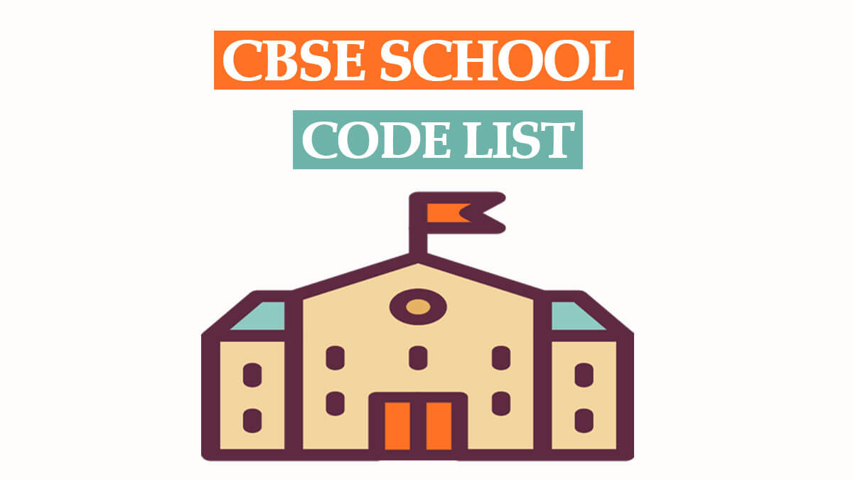 CBSE School Code List 2023 | All States CBSE Affiliated School Code List