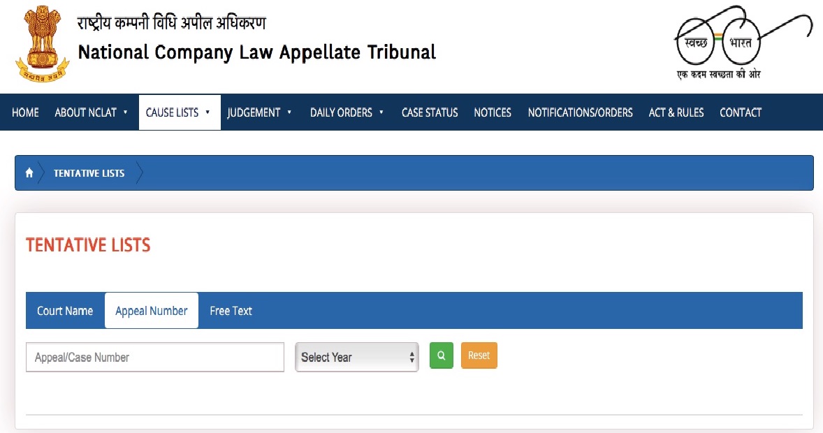 NCLT Cause List PDF Status 2021