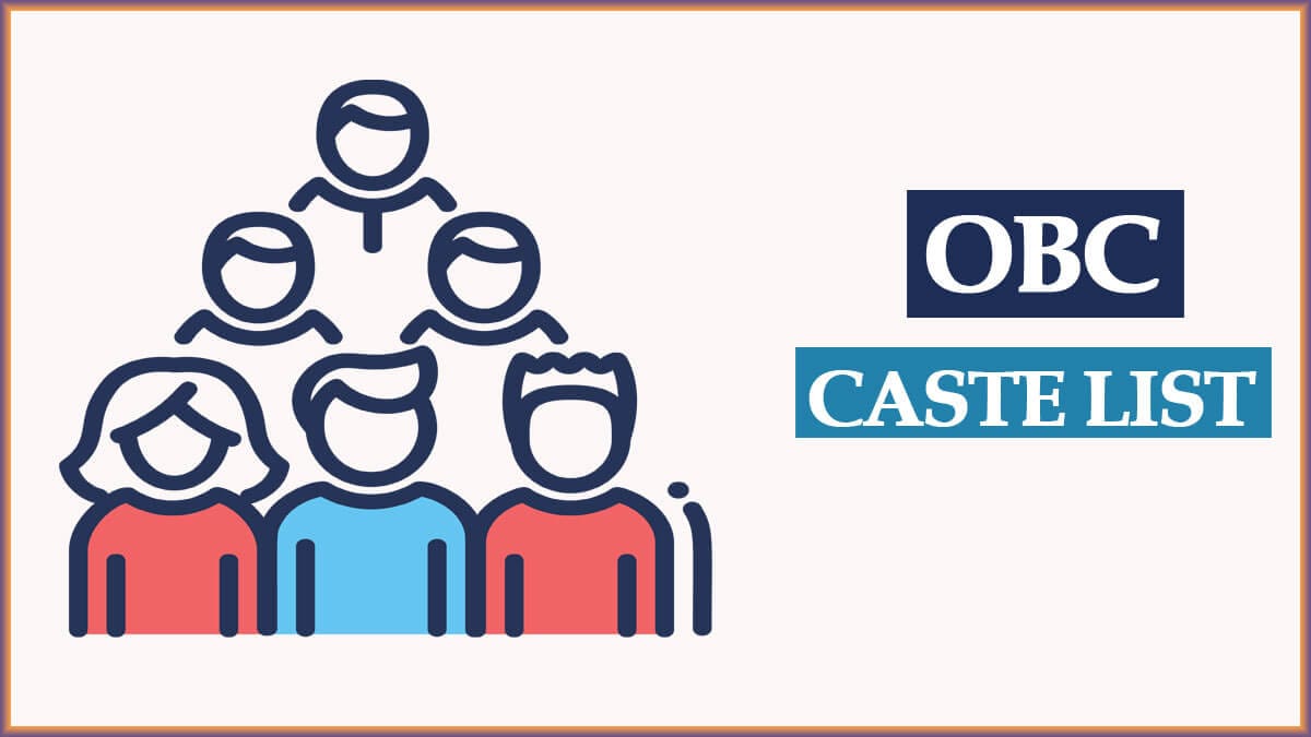 Central List of OBC PDF Download 2024 State Wise Central OBC Caste