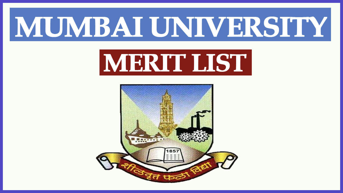 mu.ac.in Merit List 2023 for admission in Mumbai University