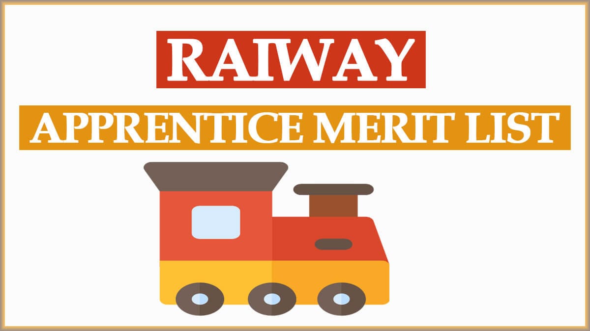 RRC ER Eastern Railway Apprentice Merit List 2024 PDF Download