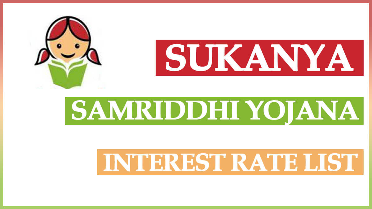 Sukanya Samriddhi Yojana Interest Rate List , Calculator