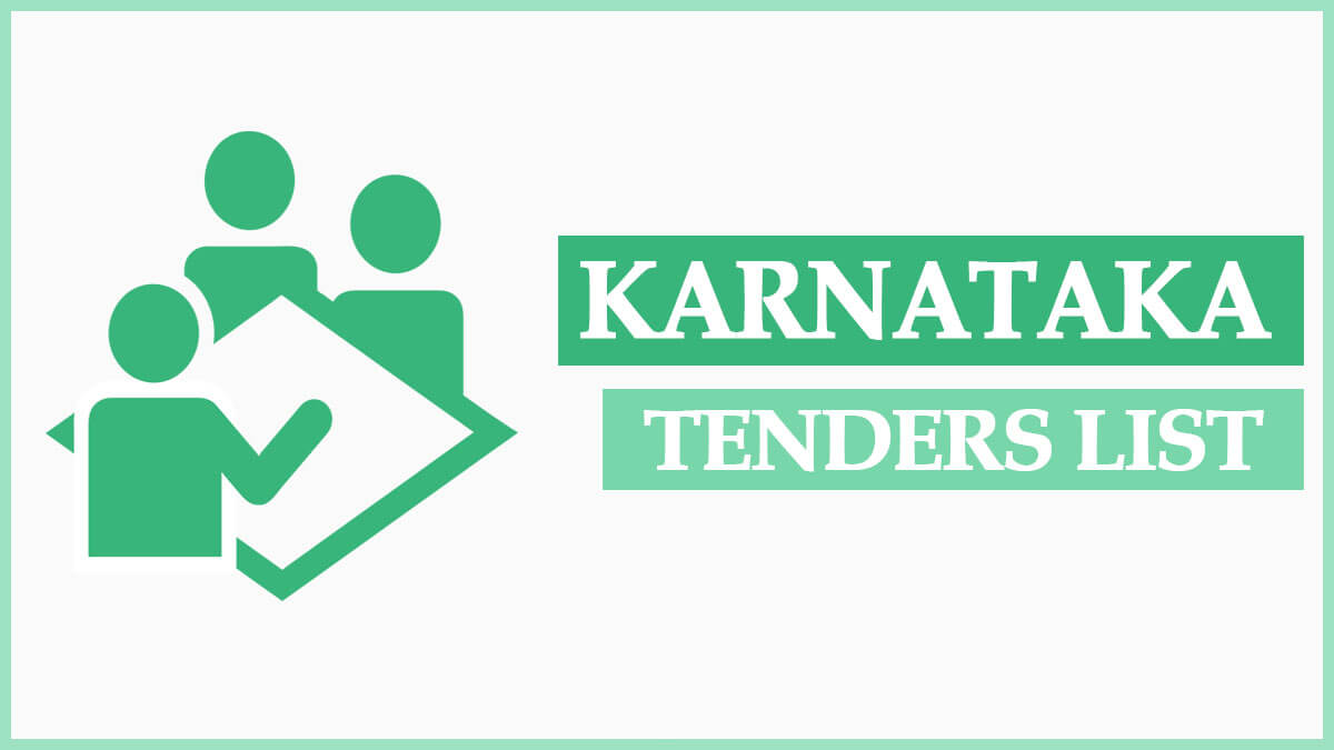 eProcurement Karnataka Tenders List 2024 | eproc.karnataka.gov.in List of Tenders 2023