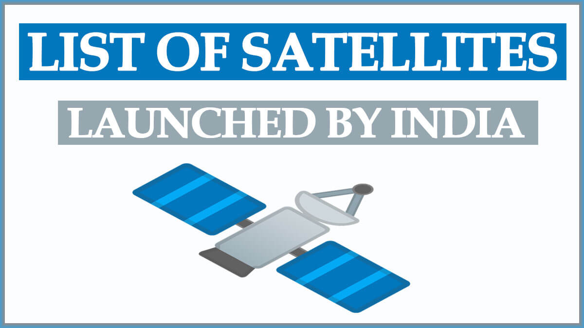 List of Satellites Launched by India 1975 to 2023