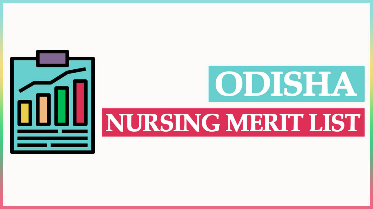 dohodisha.nic.in Merit List BSC Nursing 2023-24 PDF
