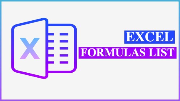 Excel Formulas List With Examples 2024 Top Most Basic Popular Formulas