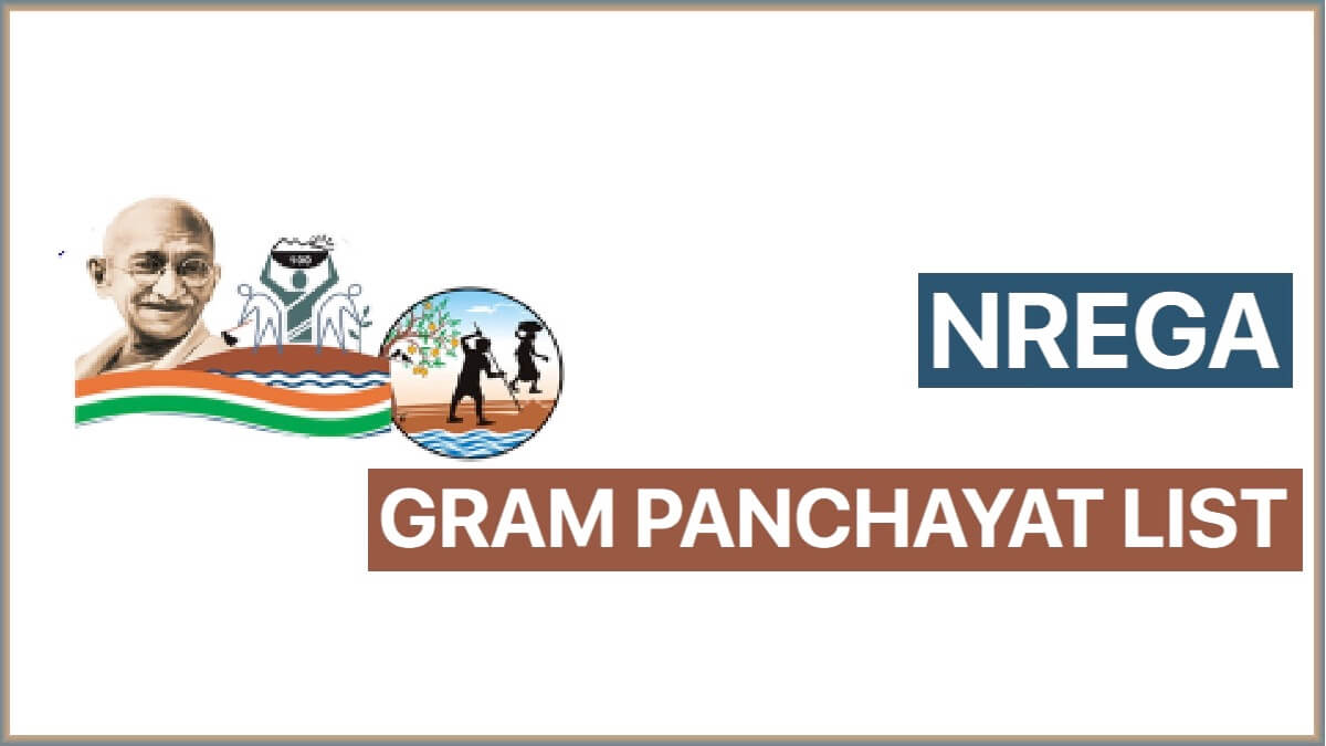 नरेगा ग्राम पंचायत लिस्ट 2023 | NREGA Gram Panchayat List State Wise