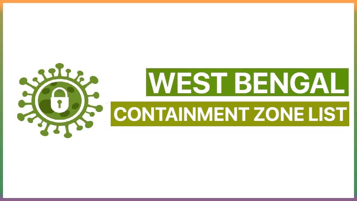 West Bengal Containment Zones List