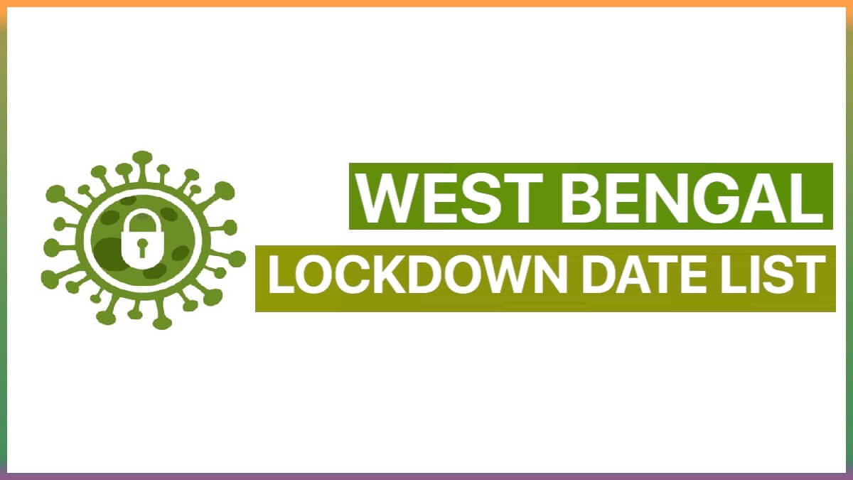 Lockdown in West Bengal Date List