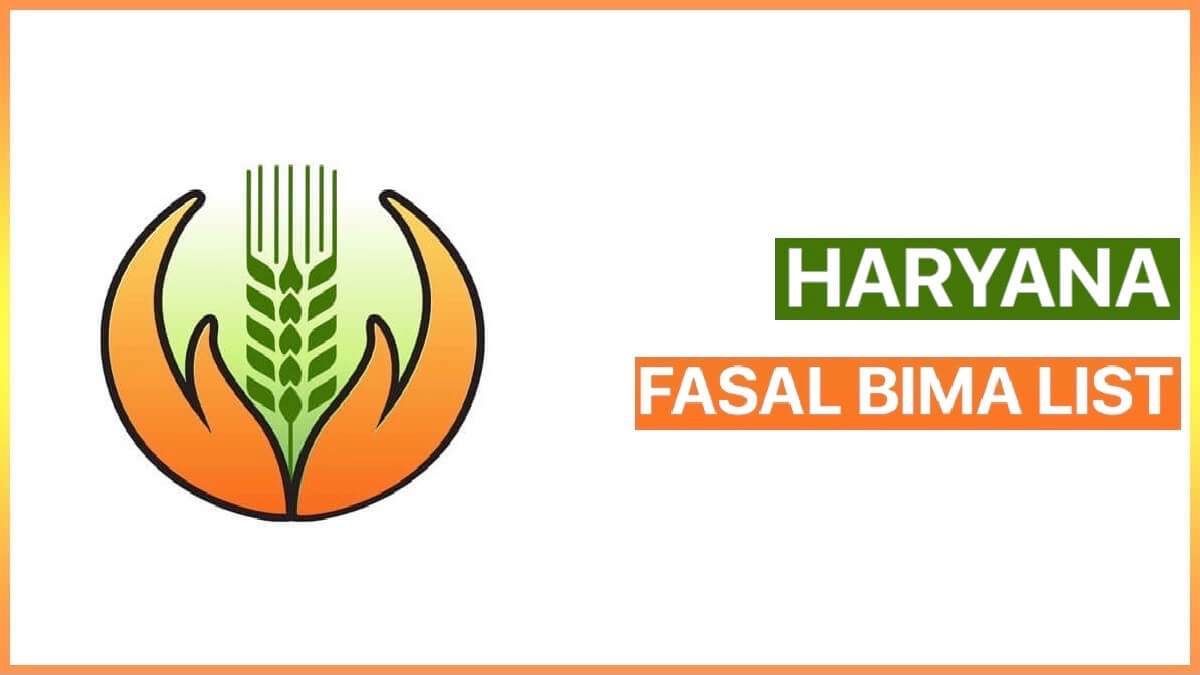 Haryana Fasal Bima List 2022