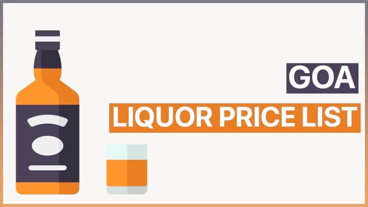 Goa Liquor Price List