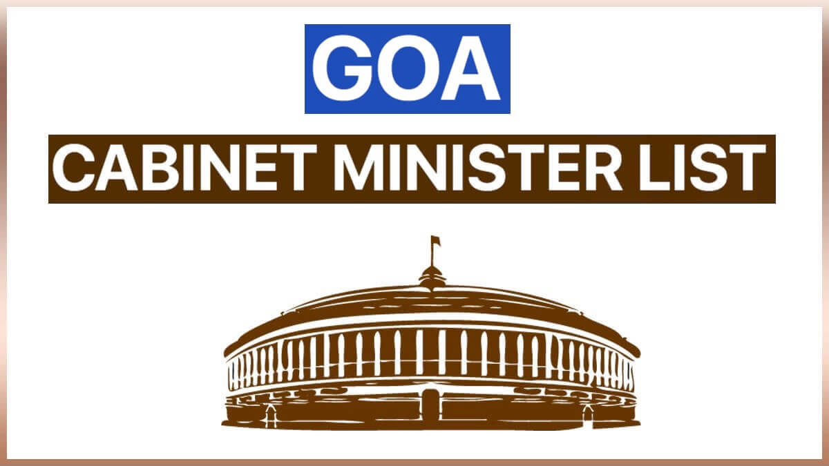 Goa Minister List 2022