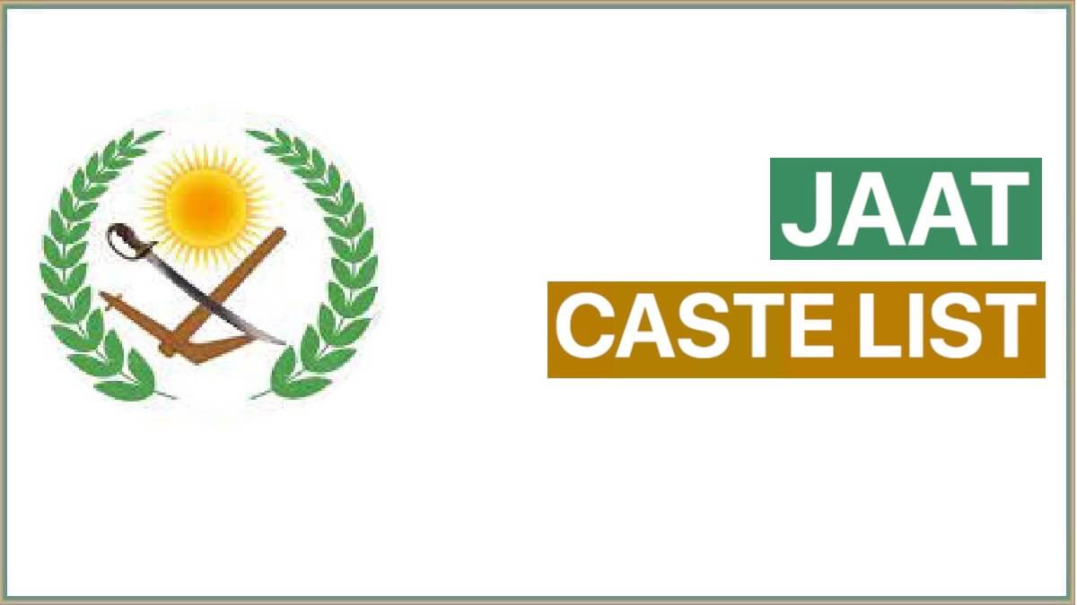 Jaat Caste List