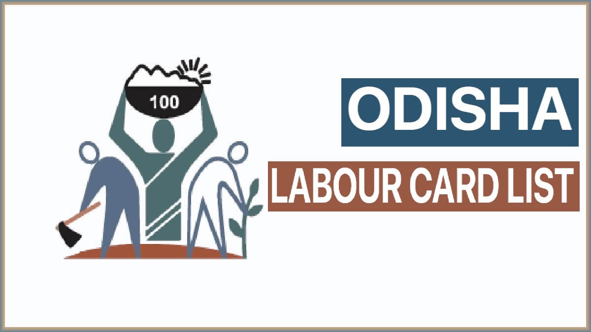 labour.odisha.gov.in List of Beneficiary 2022 | Labour Card List Village Wise Odisha 2022