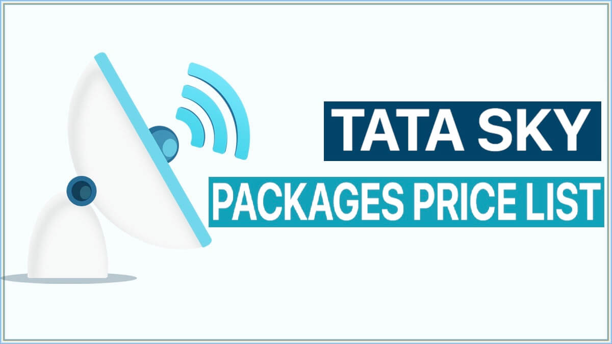 Tata Sky Packages Price List 2024 PDF | Tata Play Recharge Plan 2022 List