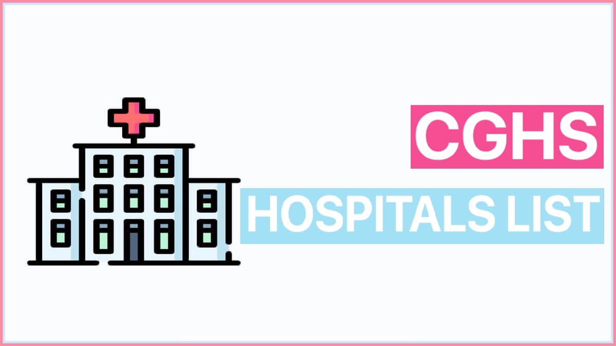 CGHS Hospitals List