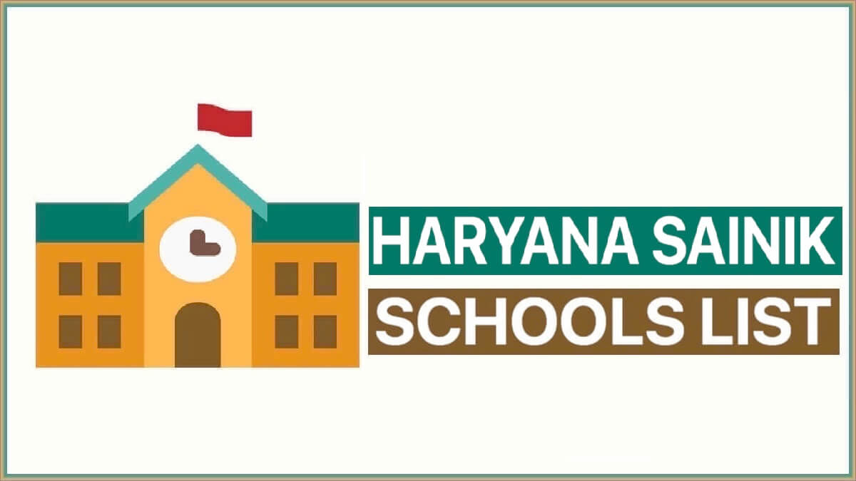 List of Sainik Schools in Haryana 2022