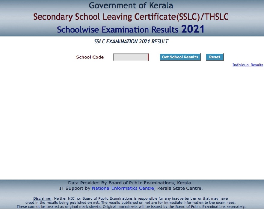 SSLC Result School Code List 2024 Kerala SSLC Result School Wise