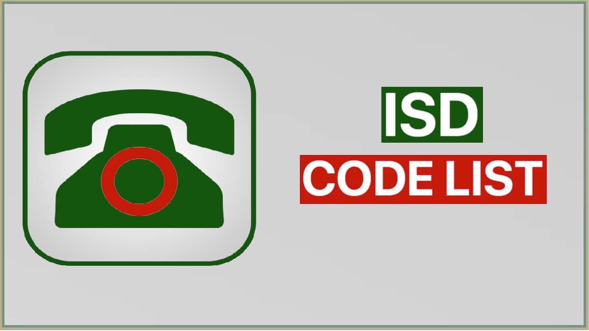 All Country ISD Code List 2023 and ISD Call Rates List 2023