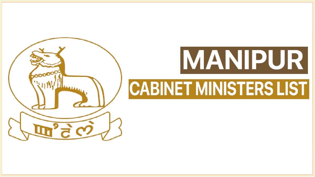 Manipur Minister List 2024 New Updated