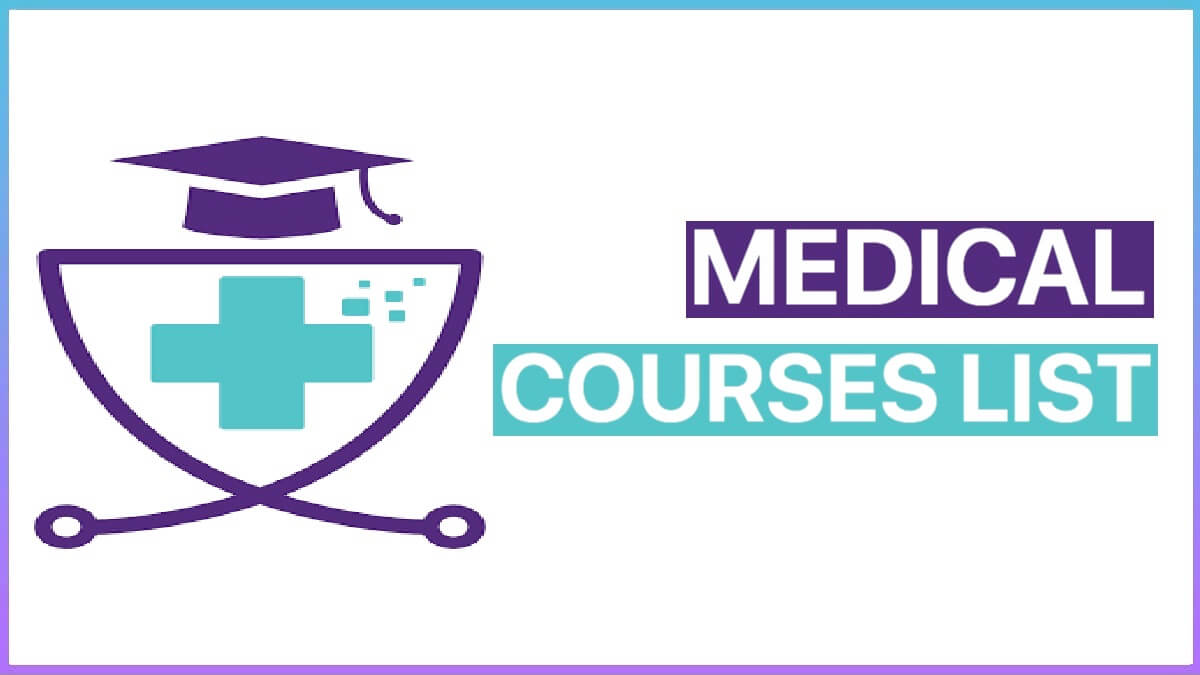 Medical Courses List without NEET
