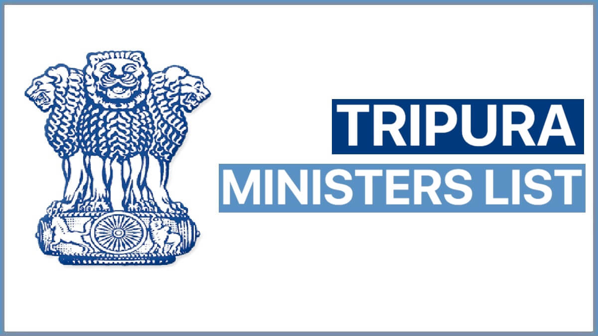 Tripura Cabinet Minister List 2023