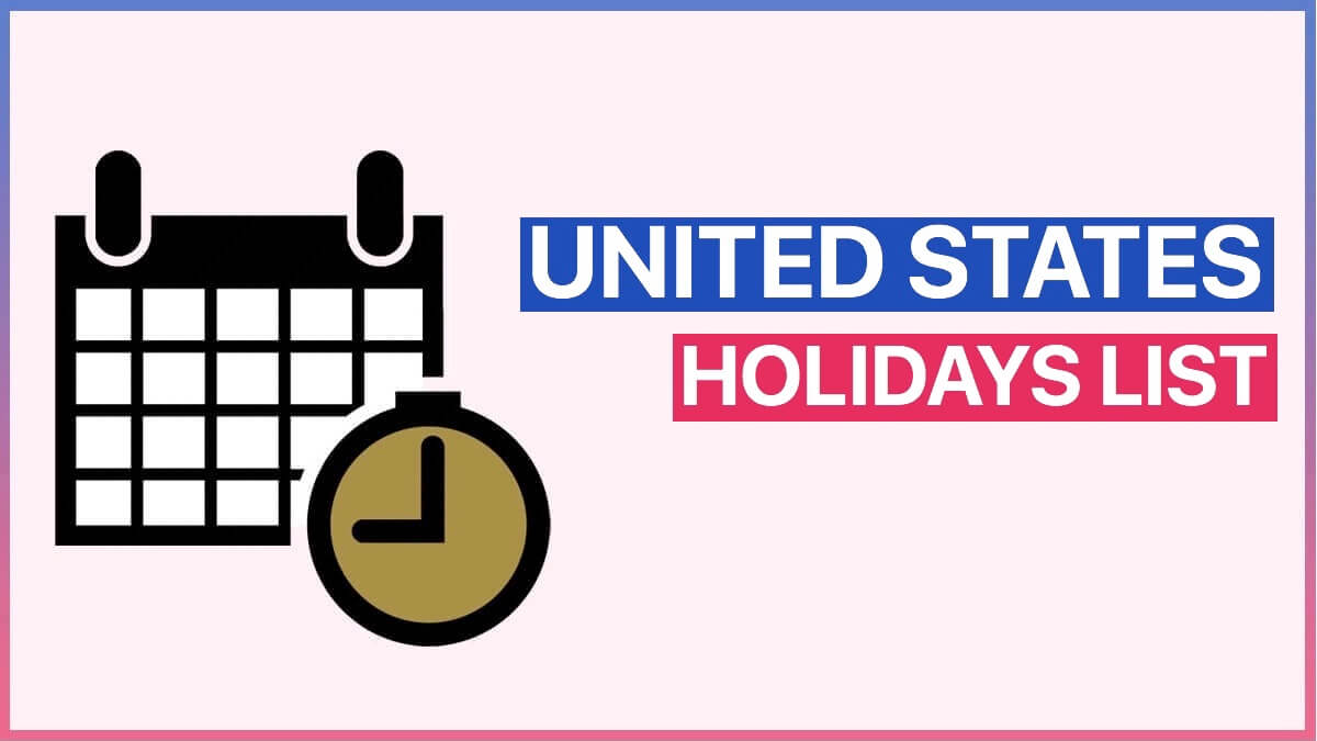 US Holiday List 2022 PDF