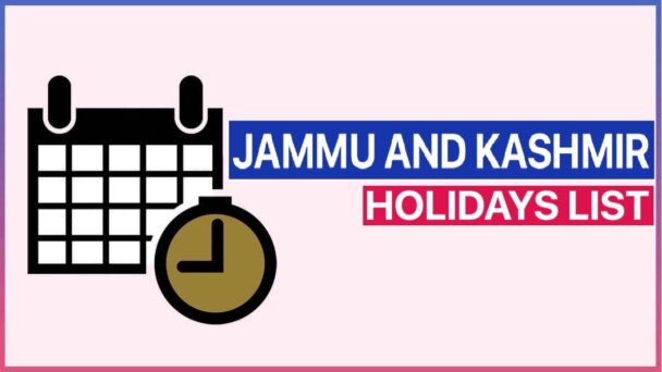 List of Holidays 2022 in Jammu and Kashmir PDF Calendar Download