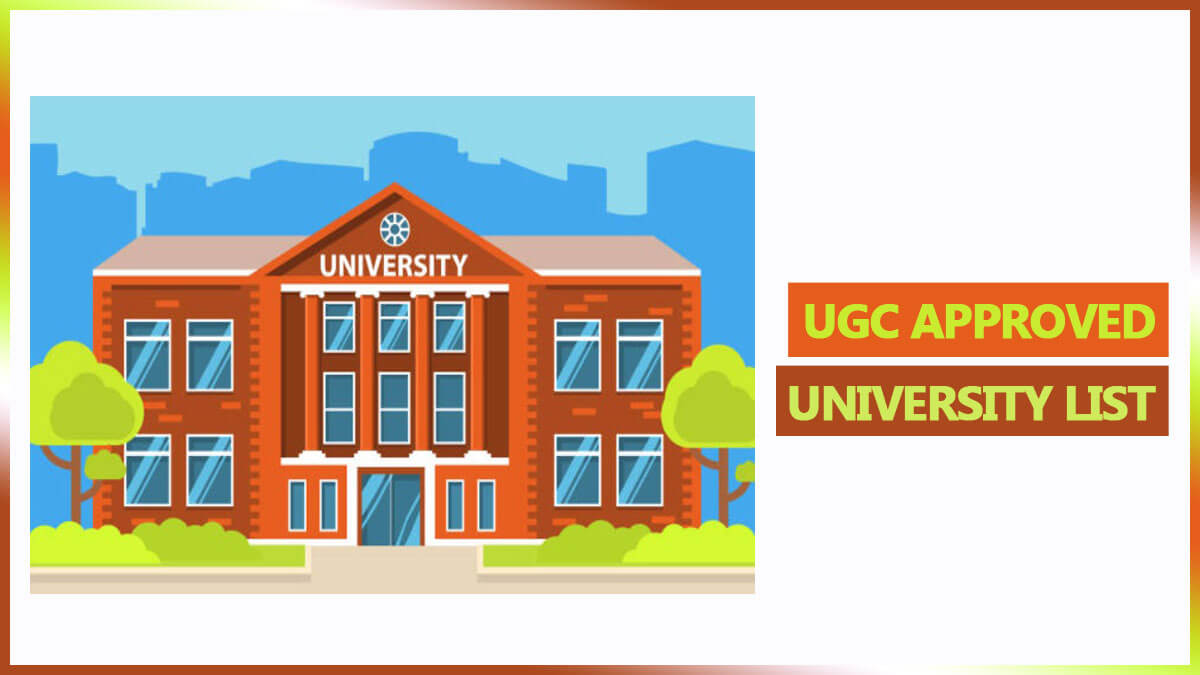 UGC Approved University List