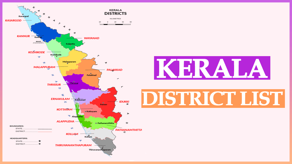 Kerala District List with their Subdivisions