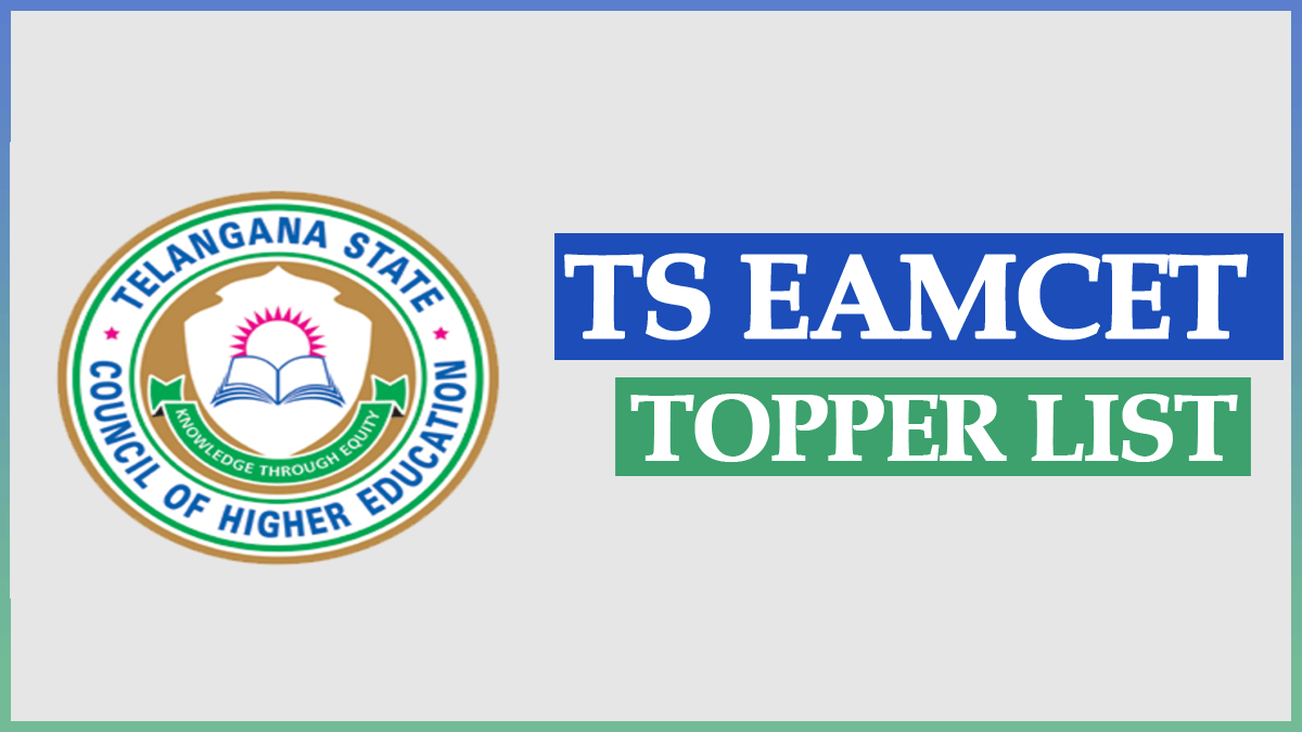 TS EAMCET Topper List and Merit List 2023 Download Rank Card PDF
