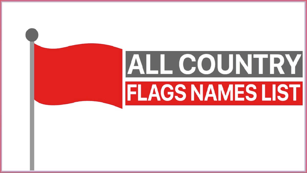 All Country Flags With Names in the World PDF