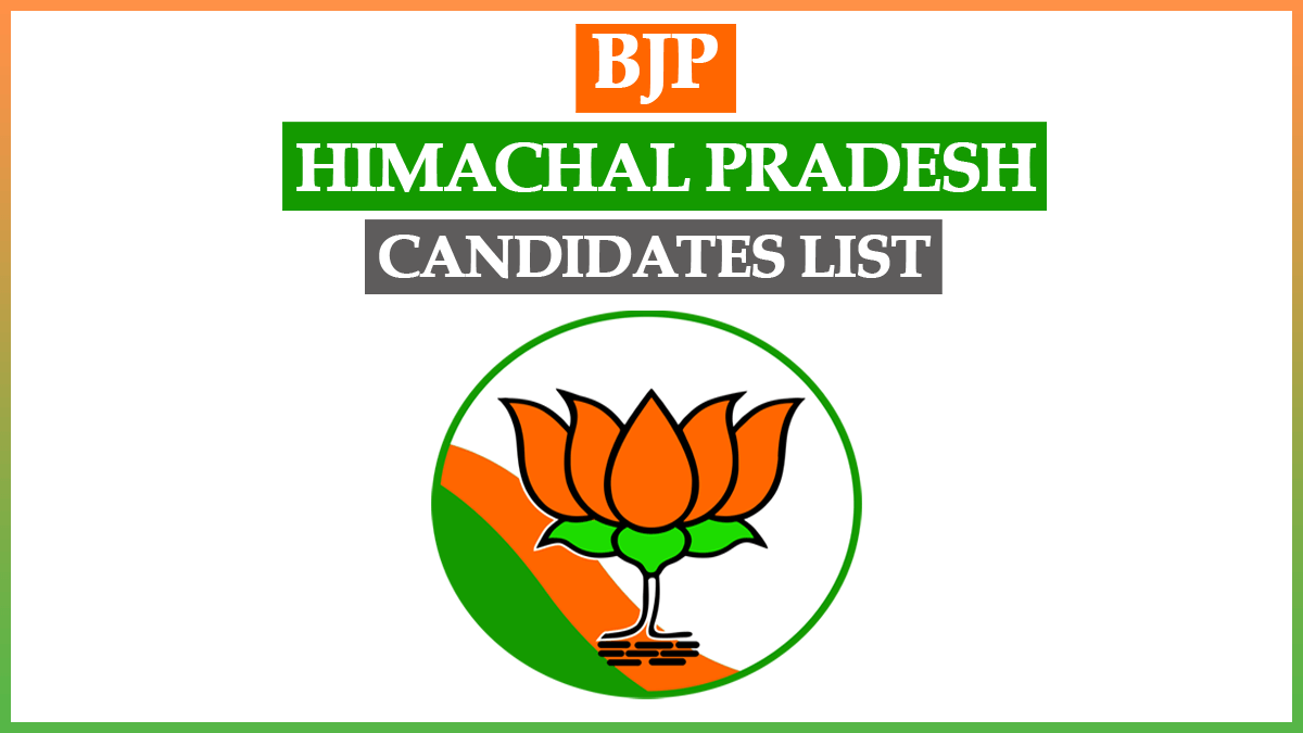 Himachal Pradesh BJP Candidates List 2022 | HP BJP Ticket List 2022