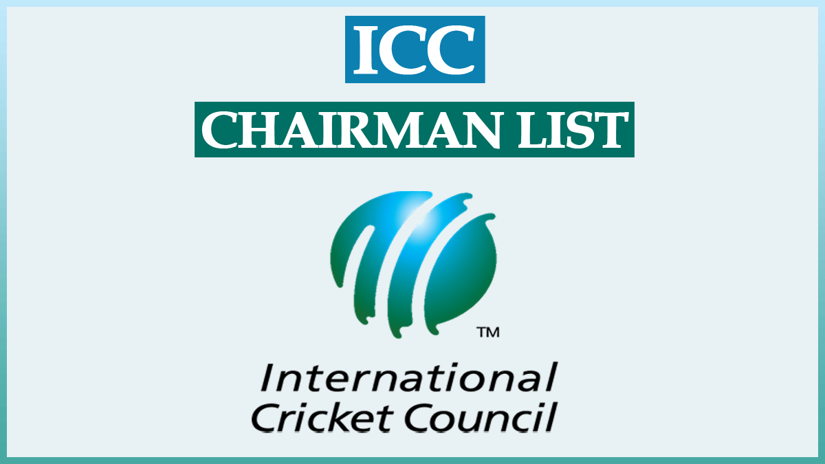 ICC Chairman List from 2014 to 2022 | ICC President List from 1989 to 2016