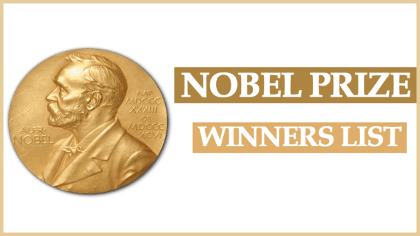 Nobel Prize Winners List 2025 PDF Download