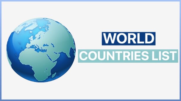 List Of Countries In The World 608x342 