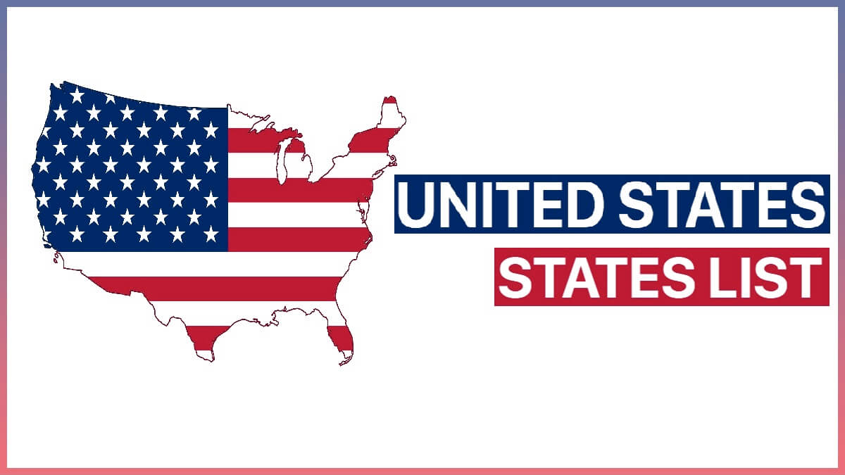 US States List with their Capital | USA States and Cities List PDF