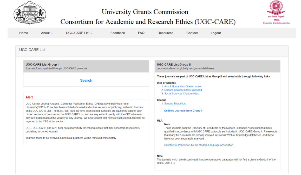 UGC CARE List Of Approved Journals 2024 PDF