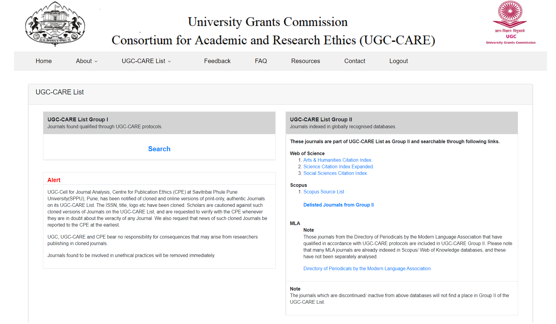 UGC CARE LIST 2023