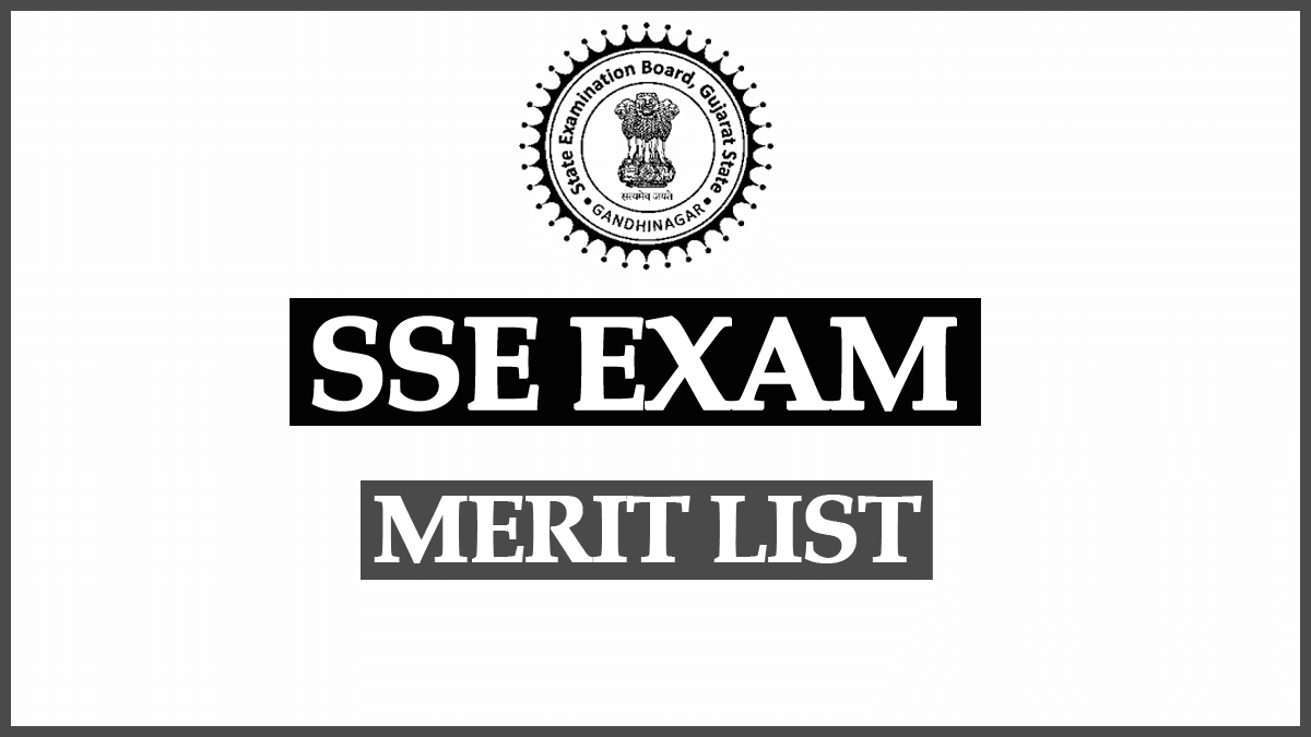 SSE Exam Merit List 2023 Gujarat