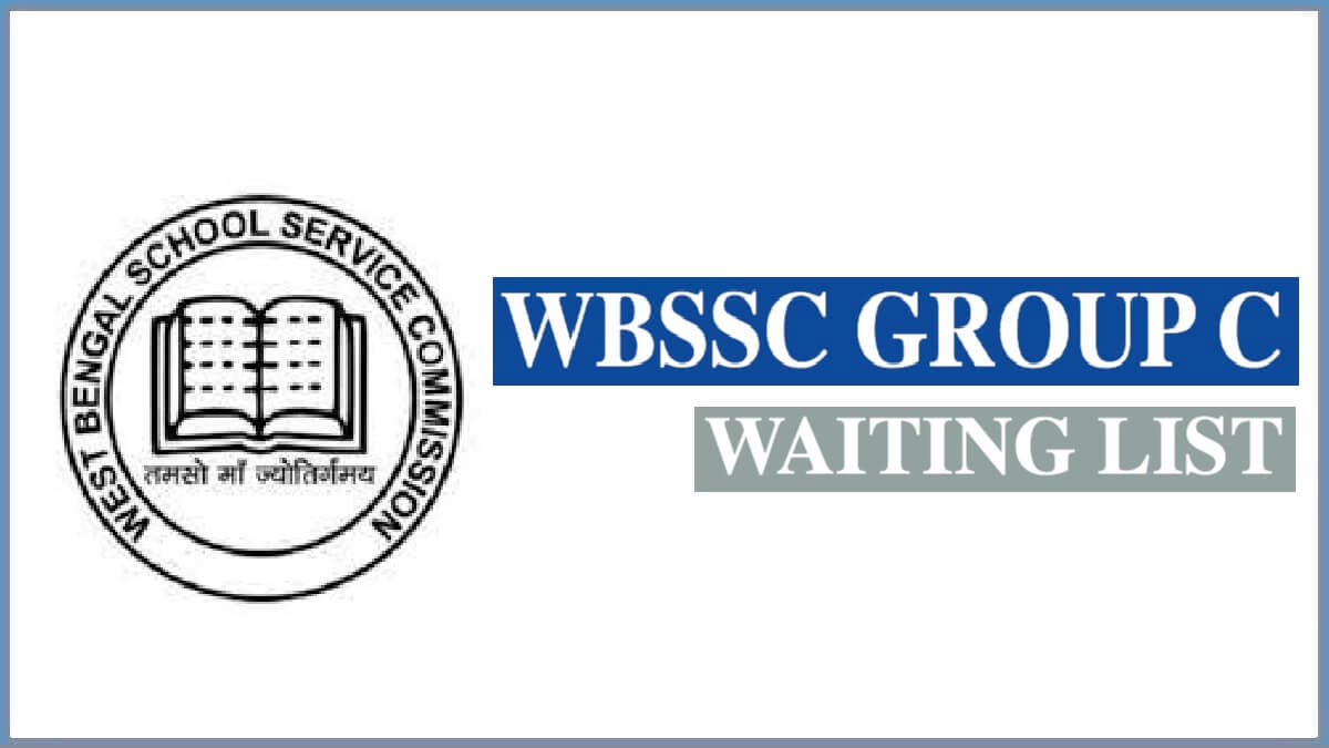 WBSSC Group C Waiting List and Cancelled List PDF