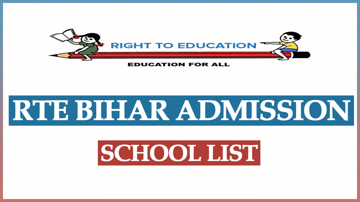 Bihar RTE School List Admission 2023-24