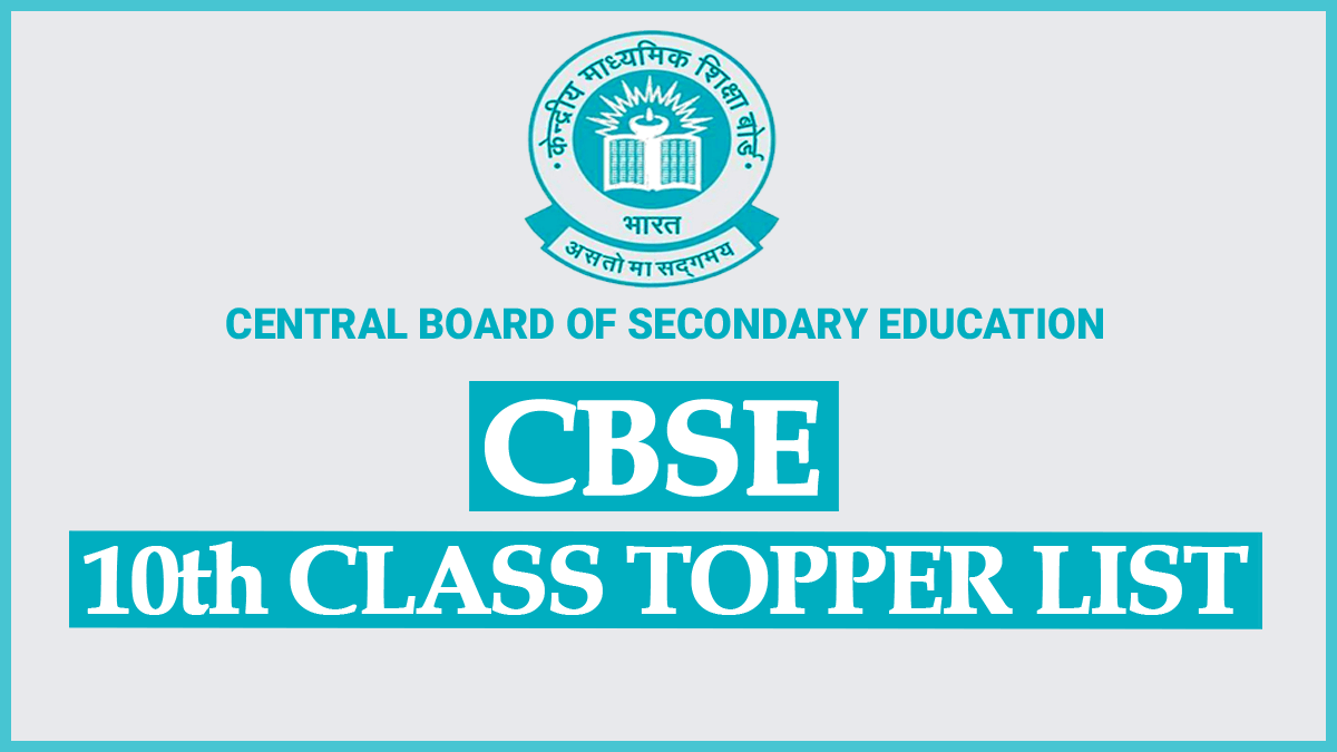 CBSE Class 10 Topper List 2023